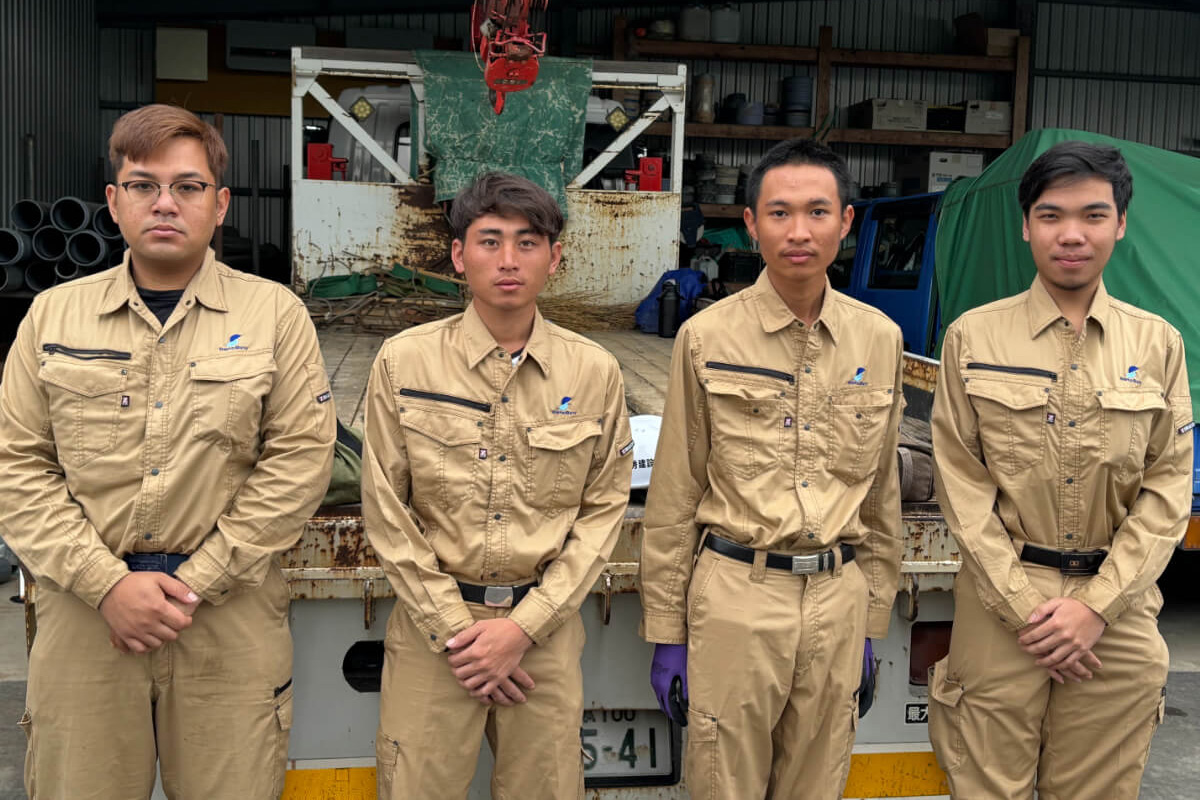 技能実習生も現場で活躍中！